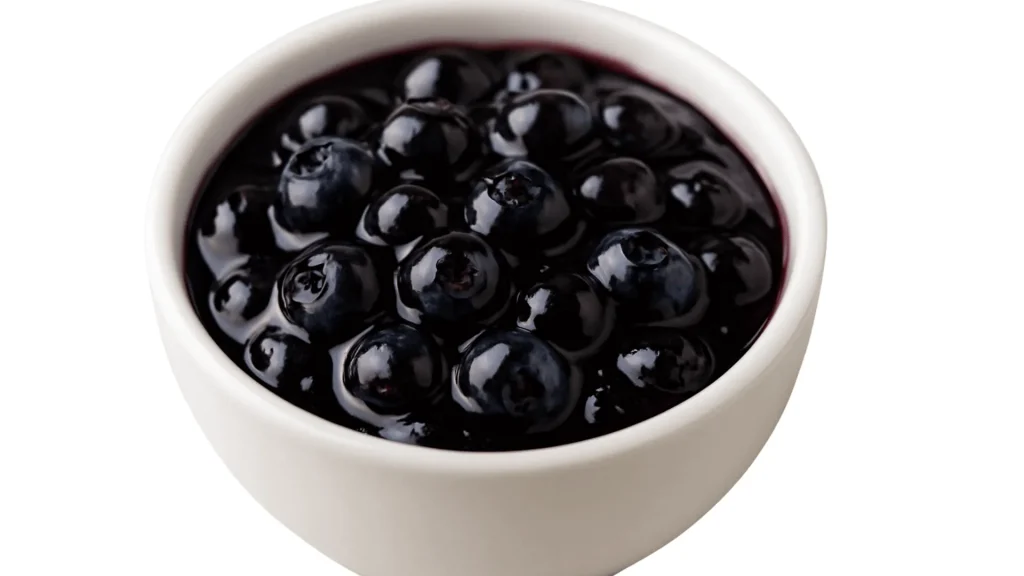 Cookout blueberry compote sauce