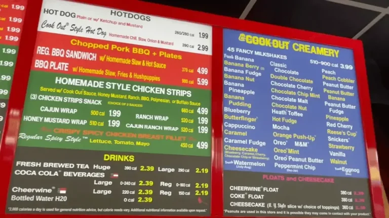 Cookout Menu | Trays, Hamburgers, Milkshakes, BBQ 122 cookout menu pictures