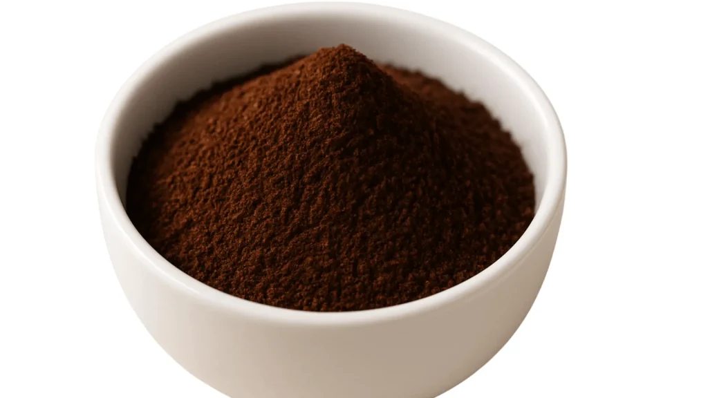 cheesecake espresso dust topping