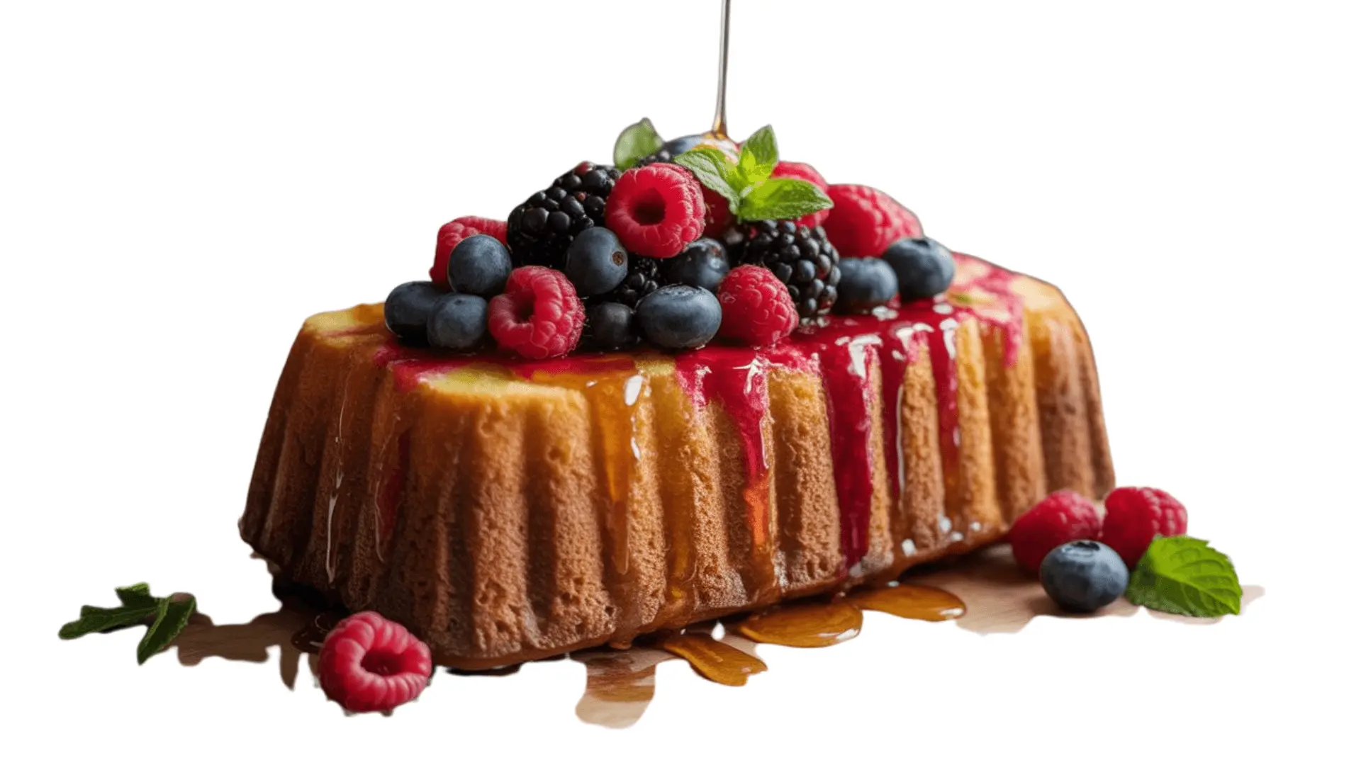 Grilled Pound Cake with Berries