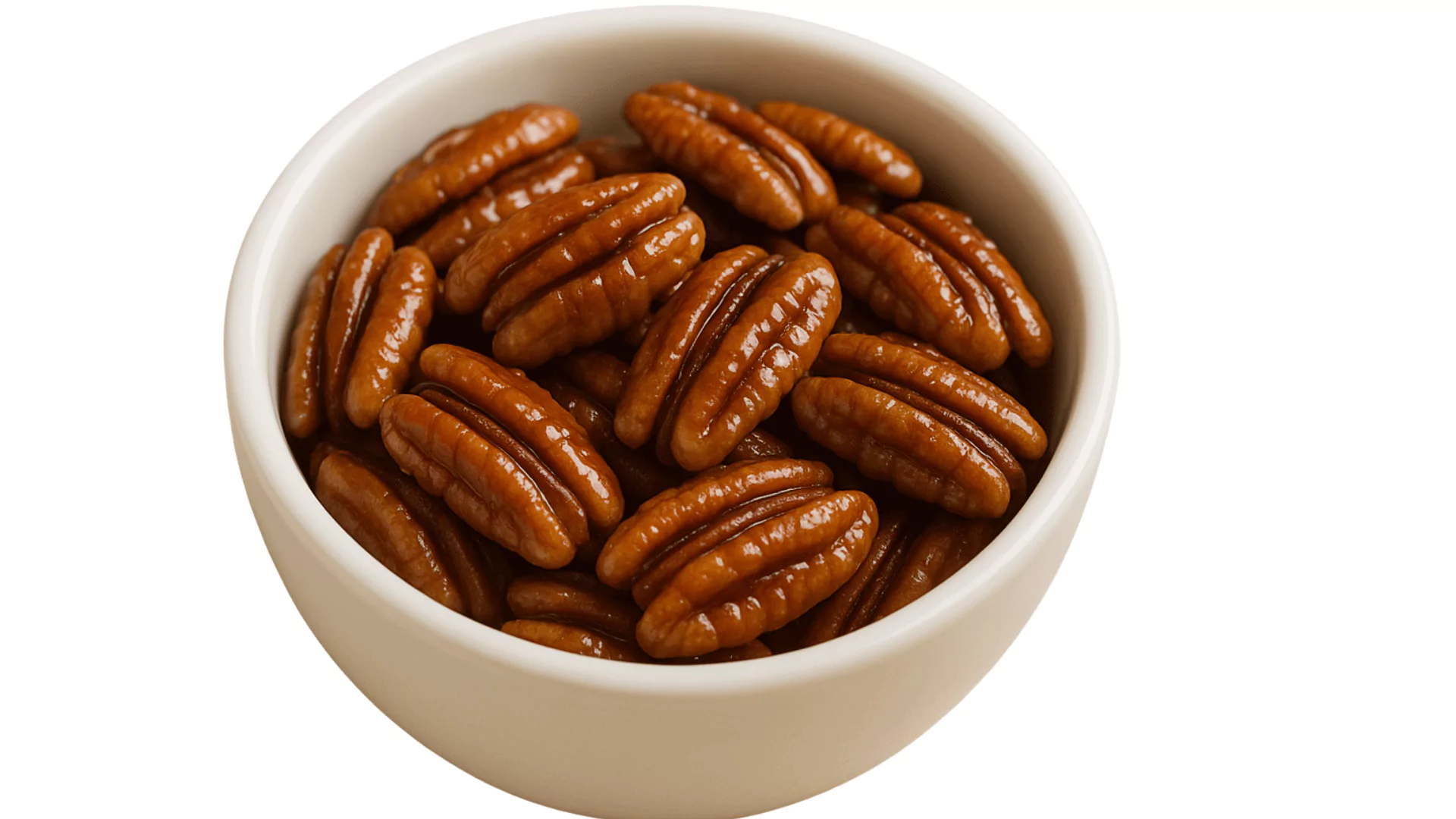 Toasted pecans topping