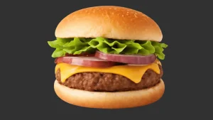 Cookout Menu 2 Cheddar Style Hamburger