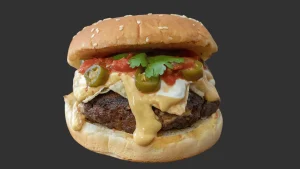 Cookout Menu 4 Nacho Chili Style Hamburger